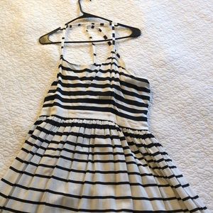 H&M striped pin up dress